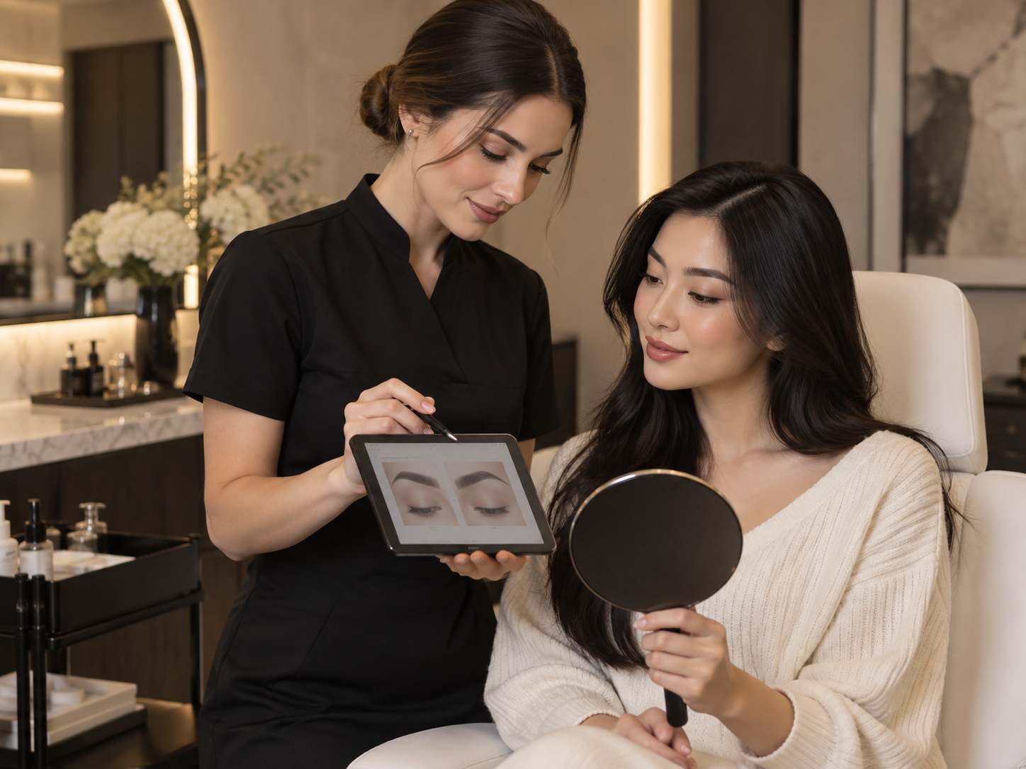 Personalized brow consultation