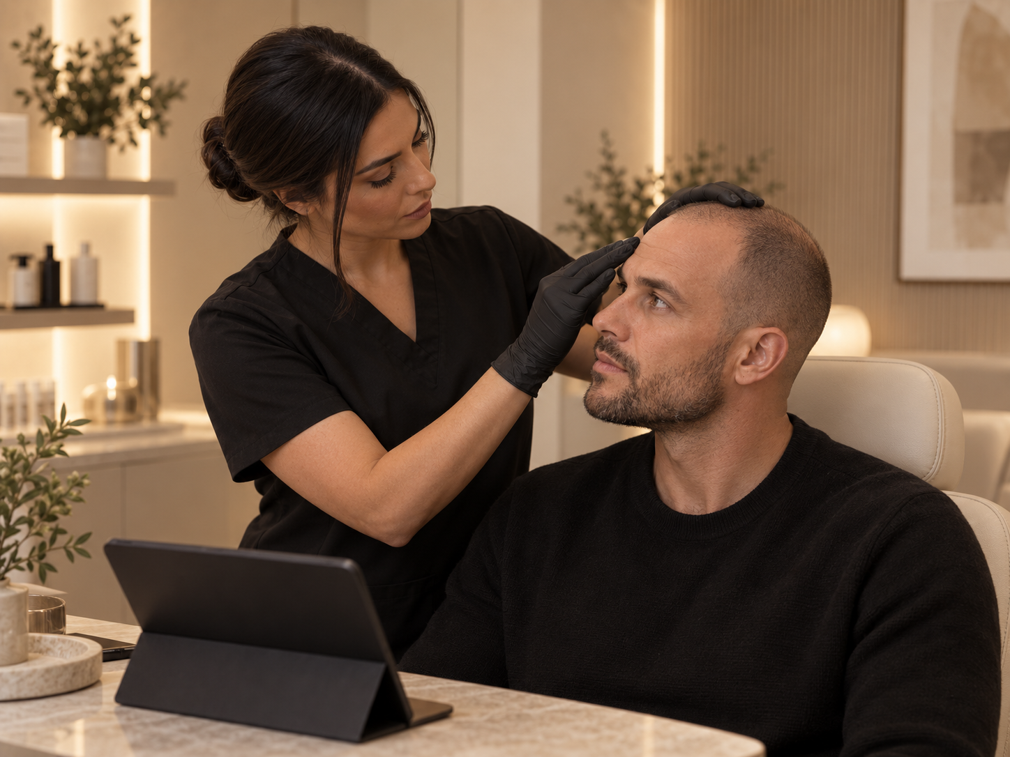 Scalp micropigmentation treatment